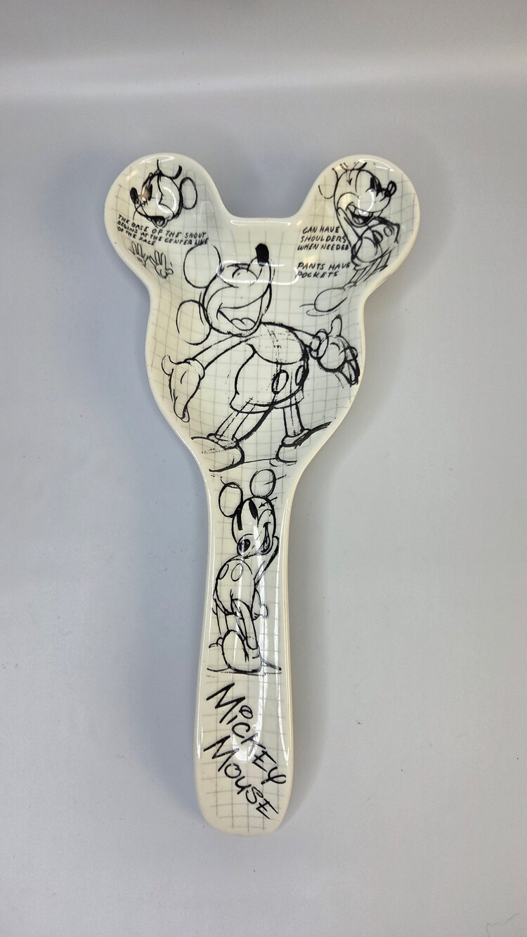 Disney Mickey Sketchbook Ceramic Spoon Rest,